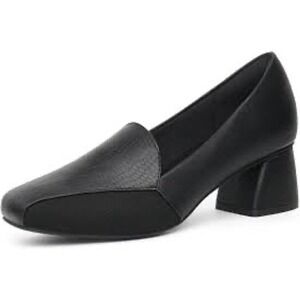 Benassal Women's 9.5 Bunion Shoes Orthopedic Dress Shoes Platform Loafers black